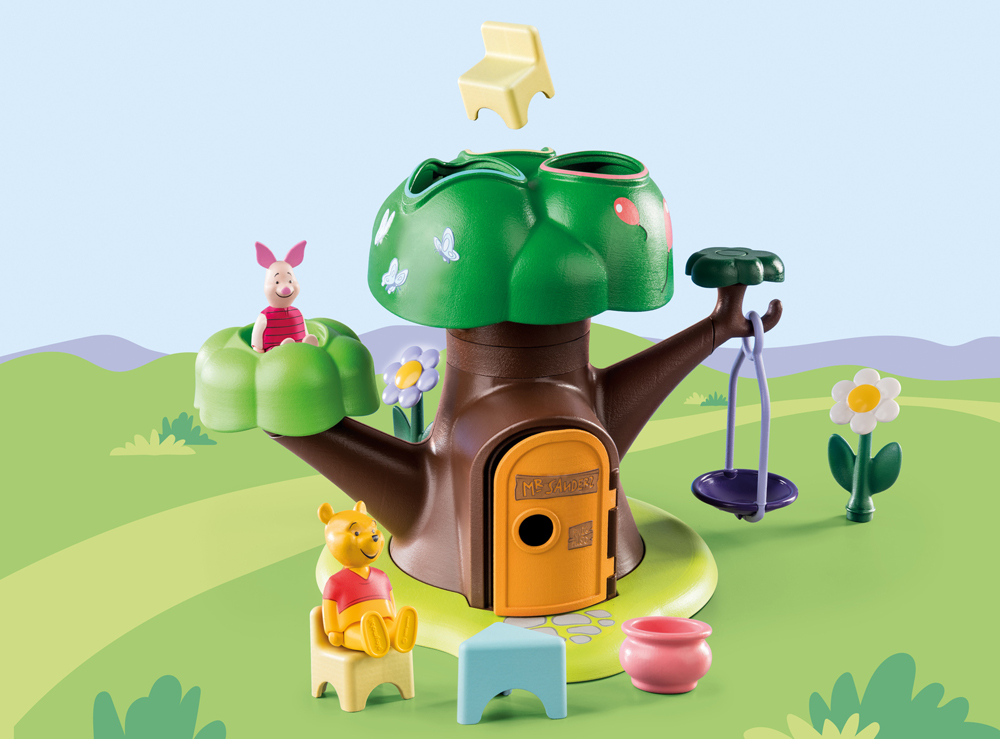 1.2.3 & Disney Winnies & Ferkels Baumhaus (71316) von PLAYMOBIL
Copyright: ©Disney. Based on the “Winnie the Pooh” works by A.A. Milne and E.H. Shepard